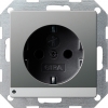 SCHUKO socket outlet 16 A/250 V~  with LED orientation light, child protection