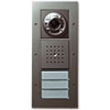 Surface-mounted door station with colour camera, door loudspeaker and call button, 2/3-gang